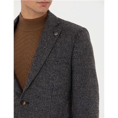 Lacivert Slim Fit Ceket