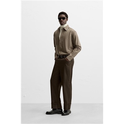 PANTALÓN BAJO CON VUELTA