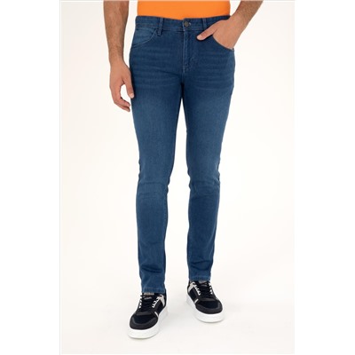Erkek Mavi Jean Pantolon