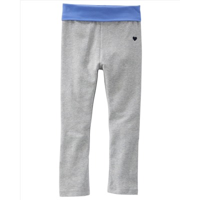 Foldover Skinny Yoga Pants