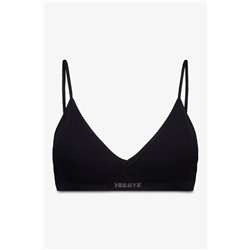 Sujetador seamless triangular negro