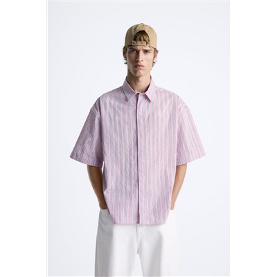 CAMISA RAYAS ESTAMPADO CONTRASTE