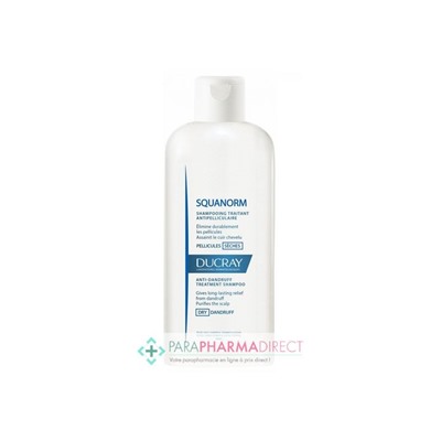 Ducray Squanorm Shampooing Traitant Antipelliculaire Pellicules Sèches 200ml