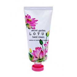 JIGOTT SECRET GARDEN LOTUS HAND CREAM Крем для рук с экстрактом лотоса 100мл