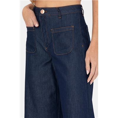 Kadın Koyu Lacivert Jean Pantolon