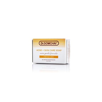 Нежное мыло для жирной, проблемной и нормальной кожи Dr Somchai 80 гр/Dr Somchai Acne & Cleansing Cream Soap for Normal to Oily Skin 80 gr