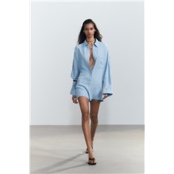TRF FLUID DENIM JUMPSUIT