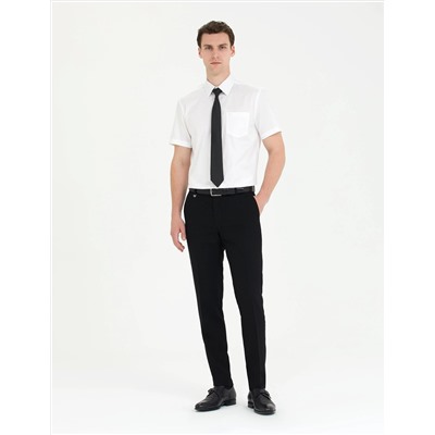 Siyah Ex. Slim Fit Kumaş Pantolon