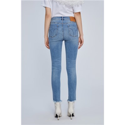 Vaquero slim fit 7/8 Azul