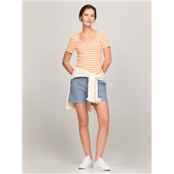 Stripe V-Neck Favorite T-Shirt