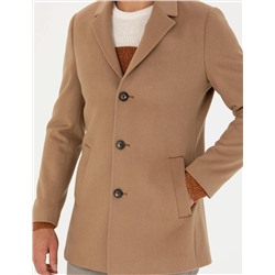 Camel Ex. Slim Fit Kaşe Kaban