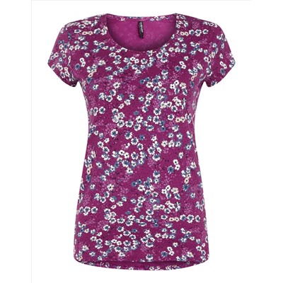 Damen T-Shirt mit floralen Prints