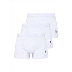 U.S. Polo Assn. Erkek Beyaz 3lü Boxer P20365S6039