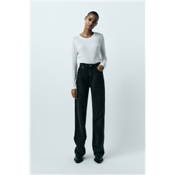 TRF HIGH-RISE WIDE-LEG JEANS