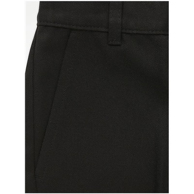Easy On Boys Black Elasticated Waist School Trouser 2 Pack