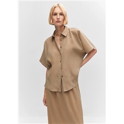 Camisa modal oversize