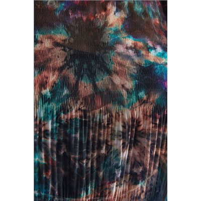 Camiseta rejilla tie-dye