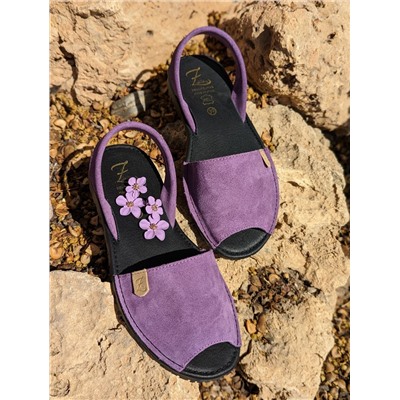 Ab.Zapatos • 3106-8 • lavanda+Pendientes flores PA3768 lila