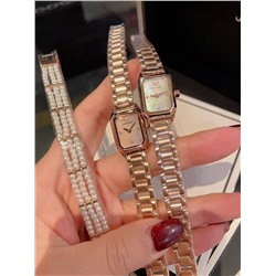Подарочный набор от Arman*i ⌚️женские наручные часы и браслет  Реплика 1:1