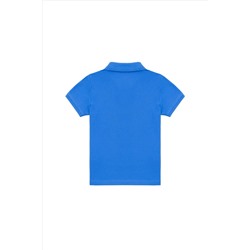 Erkek Çocuk Saks Basic Polo Yaka Tişört