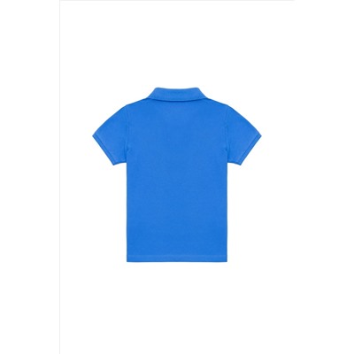 Erkek Çocuk Saks Basic Polo Yaka Tişört