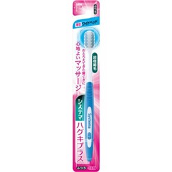 Зубная щетка LION systema Gum plus с широкой щетиной жесткая