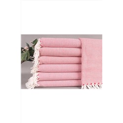 Kayra Export, Peştemal Kırmızı 1 Banyo Peştemali 100x170 Cm Pamuk Peştemal