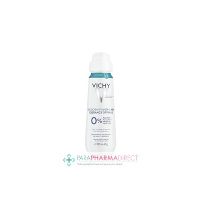 Vichy Déodorant Minéral 48h Tolérance Optimale 48h Compressé 100ml