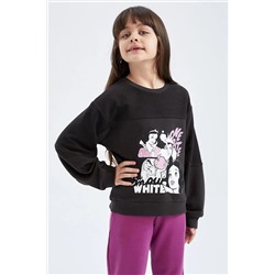 Defacto Kız Çocuk Disney Prenses Bisiklet Yaka Sweatshirt Y4745A622AU