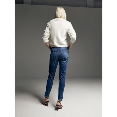 Slim-Jeans mit mittlerer Leibhöhe