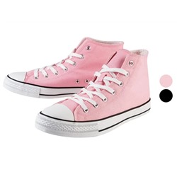 ESMARA® Damen Freizeitschuhe Canvas, Mid Cut, mit leichter Laufsohle