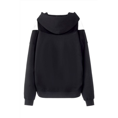 Sudadera con capucha Negro