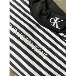 Женская свободная теплая толстовка с высоким воротником  CALVIN KLEI*N ОРИГИНАЛ!