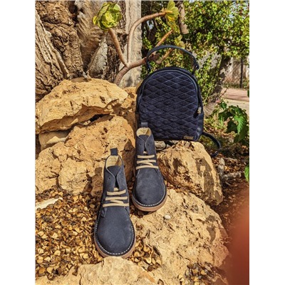Ab. Zapatos 1619/2 New R · ANTRACITA+AB.Z · Pelle · mochila 421 (650) marino АКЦИЯ