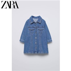 Джинсовое платье для девочки  Оригинал, оф сайт Zar*a