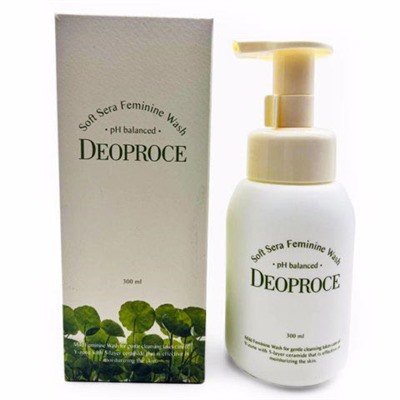 DEOPROCE SOFT SERA FEMININE WASH Мягкая увлажняющая пенка с керамидами 300мл