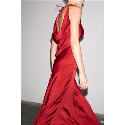 ZW COLLECTION LONG SATIN DRESS