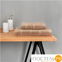Полотенце велюровое Arya Aiden70x140 Бежевый