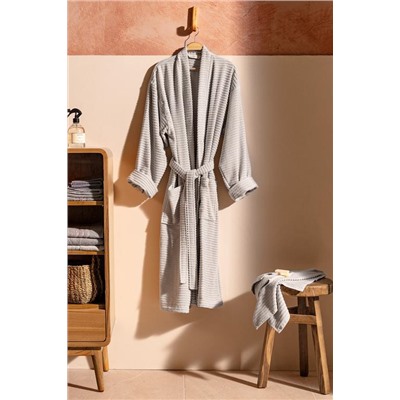 Carla Kimono Unisex %100 Pamuk Bornoz Set