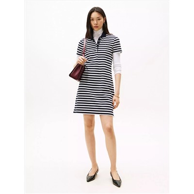 Stripe Polo Dress