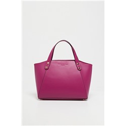 Bolso de piel Parl Fucsia