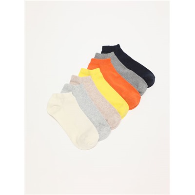 PACK OF 7 PAIRS OF BASIC ANKLE SOCKS