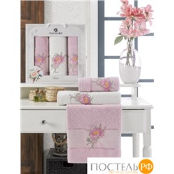 11297 Комп. Пол. MERZUKA махр. в короб. (50x90/2)(70х140/1) 3 шт. LOTUS сиреневый
