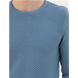 Açık Lacivert Slim Fit Kazak