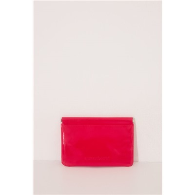 Mini monedero charol naranja