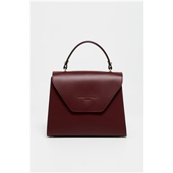 Bolso de piel Blu Burdeos