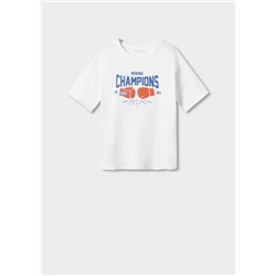 Camiseta estampada algodón -  Niño | MANGO OUTLET España