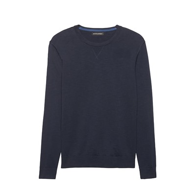 Cotton Sport Crew-Neck Sweater