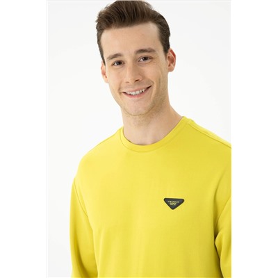 Erkek Fıstık Yeşili Sweatshirt