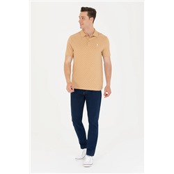 Erkek Camel Polo Yaka Tişört